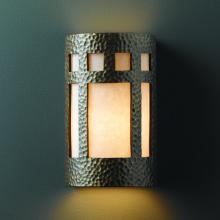 Justice Design Group CER-7355W-WHT-LED-1000 - Wall Sconce