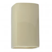 Justice Design Group CER-5950W-VAN-LED1-1000 - Large ADA Rectangle - Closed Top (Outdoor) - LED