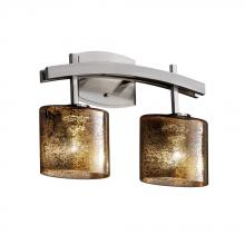 Justice Design Group FSN-8592-15-MROR-NCKL - Archway 2-Light Bath Bar